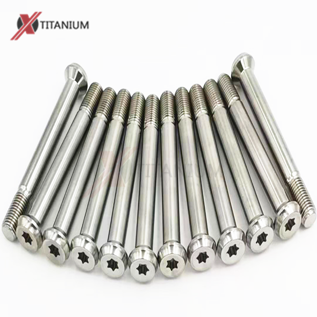 Custom Torx Titanium Bolts